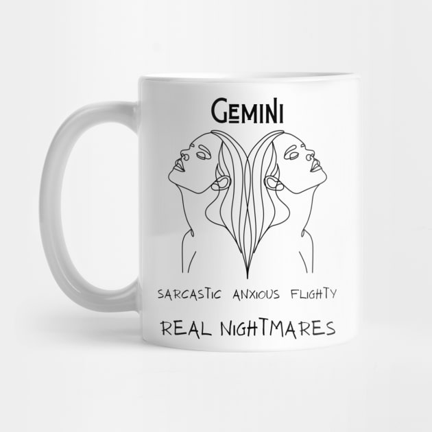 Funny Zodiac - Gemini by Slightly Unhinged